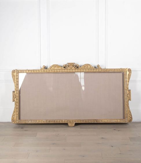 Early 19th Century Large Gilt Wall Display Cabinet BK0931973