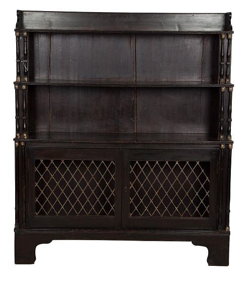 SALE: Painted Waterfall Bookcase BK173116