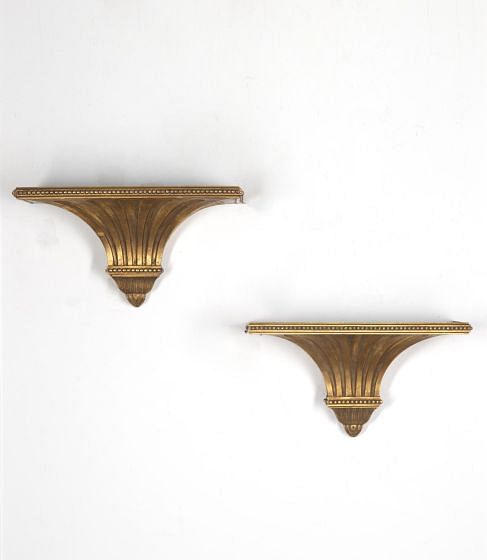Pair of 19th Century Gilded Brackets BK2025182