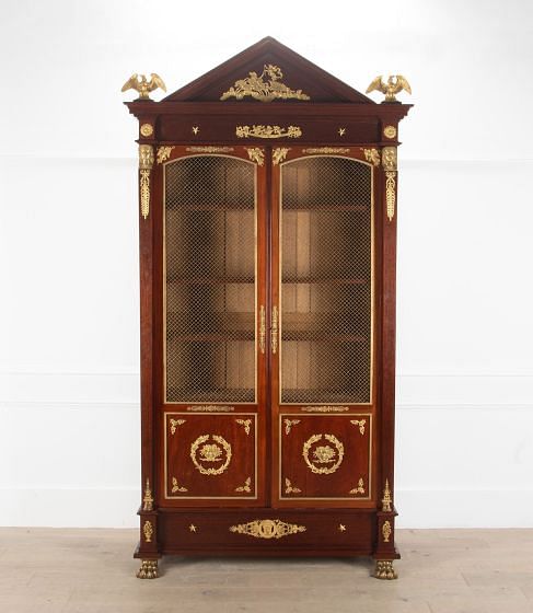19th Century French Empire Bookcase BK5238679