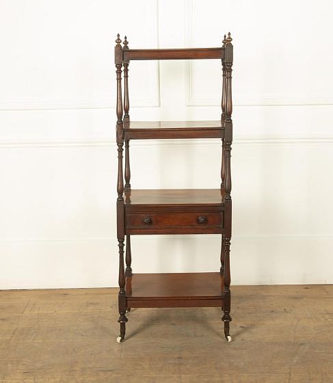 Early 19th Century Mahogany Four Stage Whatnot BK8029314
