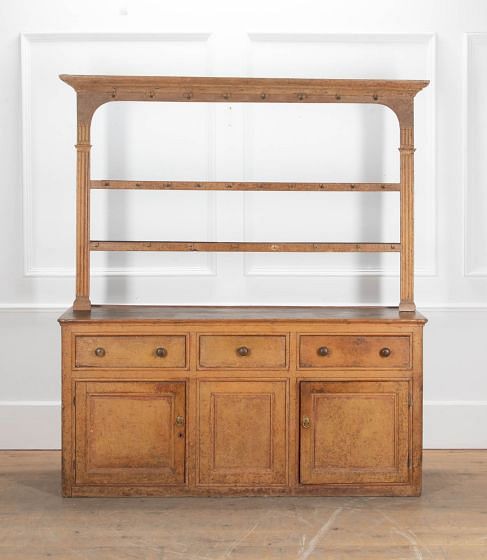 19th Century English Original Painted West Country Dresser BU5641506