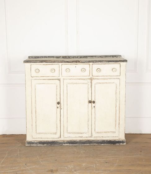 Mid 19th Century Painted Serving Side Cupboard BU8233262