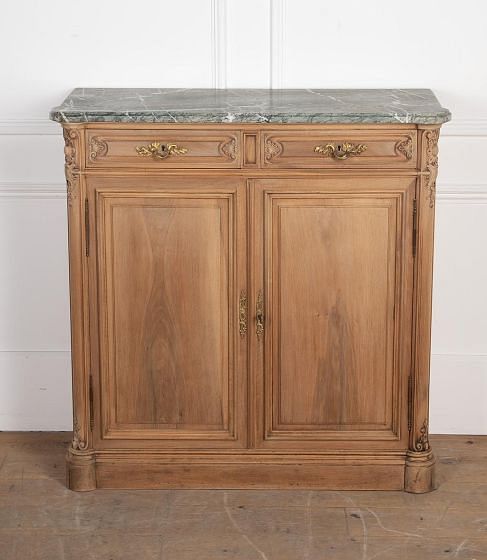 19th Century Scrubbed Marble Topped Buffet BU8527523