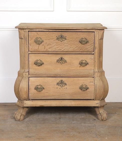 19th Century Small Dutch Oak Chest of Drawers CC0129668