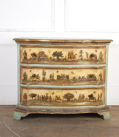 18th Century Lacca Povera Italian Commode CC3423888