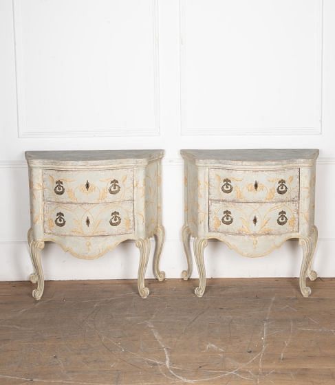 Pair of 20th Century Louis XV Style Italian Commodes CC3432323