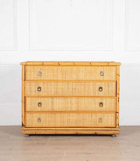 SALE: 20th Century Italian Bamboo Commode CC4537166