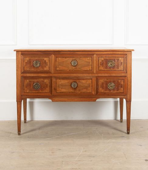 20th Century Italian Inlaid Two Drawer Commode CC4840784
