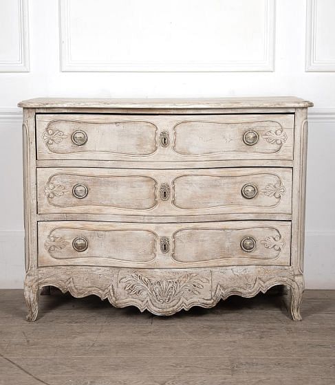 19th Century Serpentine Commode Chest Of Drawers CC8426014