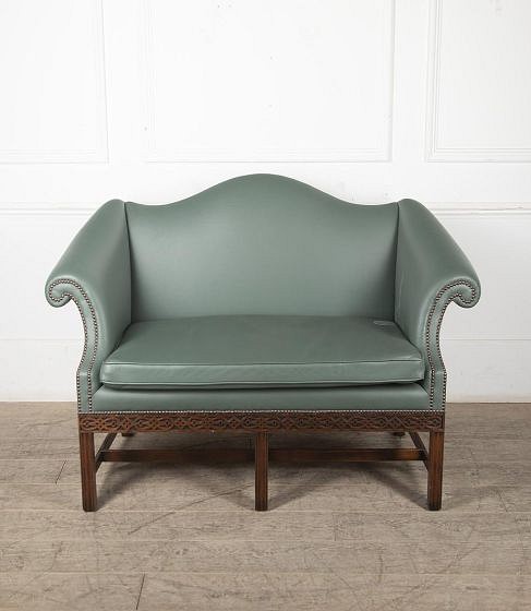 SALE: 20th Century George III Style Camel Back Sofa CH0325719