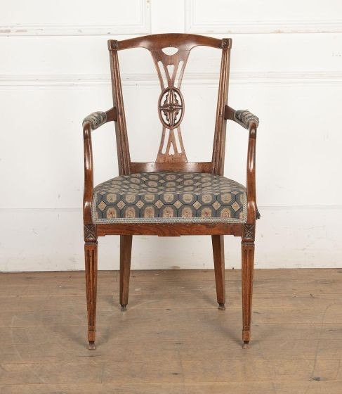 SALE: 19th Century Dutch Elm Armchair CH0326096