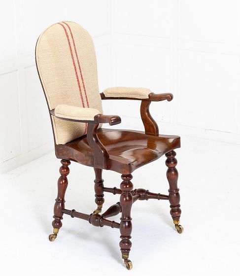 19th Century English Mahogany Armchair CH0619153