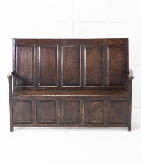 18th Century English Oak Settle CH0620727