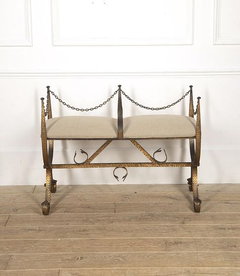 Mid-Century Spanish Brutalist Banquette CH1516558