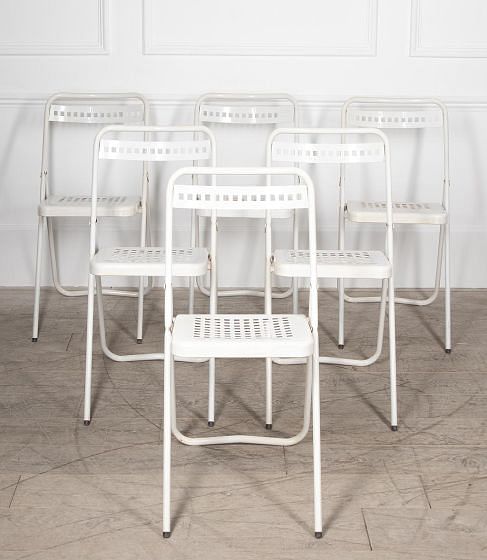 Set of Six 20th Century Folding Marseille Chairs CH1528731