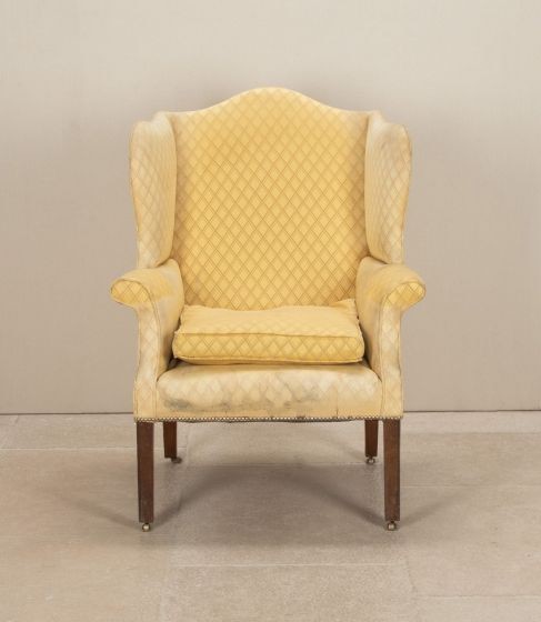 19th Century Georgian Wingback Chair CH2043993