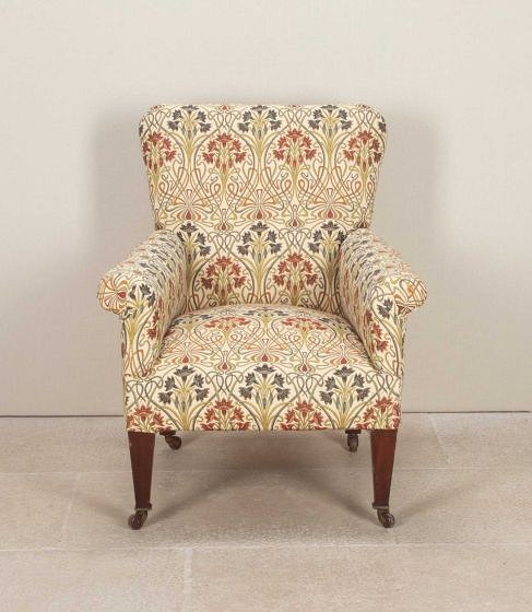 Victorian Armchair in Tiffany Jewel Fabric CH2543782