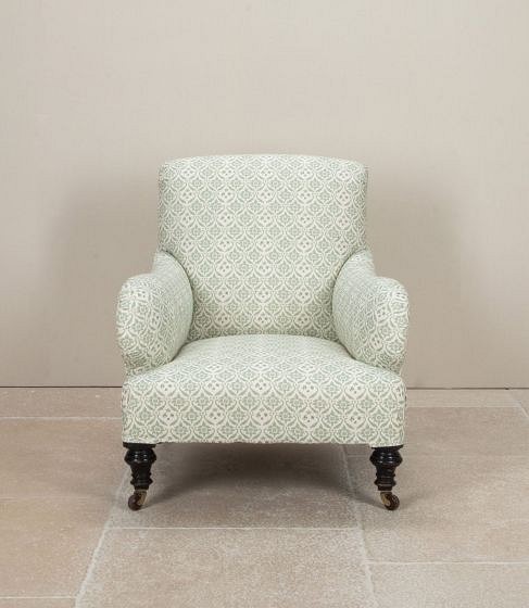 19th Century English Howard & Sons Style Armchair CH2642580