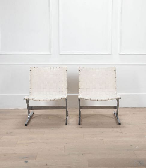 Pair of Ross Littell Armchairs CH4634084