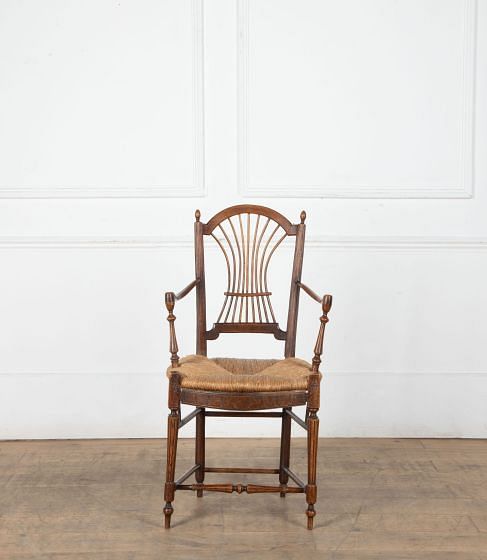 Early 20th Century Small Ash and Elm Armchair CH5134029