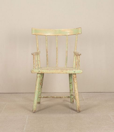Late 19th Century Irish Painted Famine Chair CH6943595