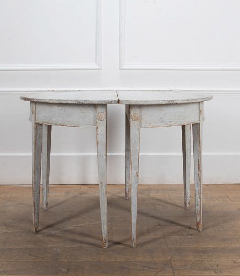 Pair of 18th Century Swedish Demi-Lunes CO1439867