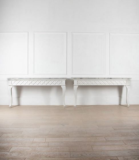 Pair of 20th Century Painted Console Tables CO6237072