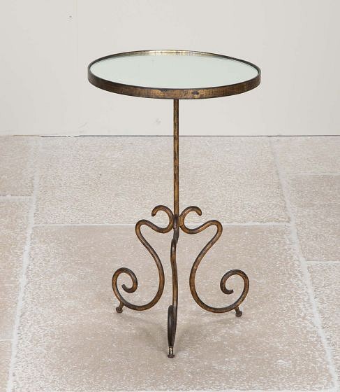 20th Century Spanish Gilt Metal Martini Table CT2642354