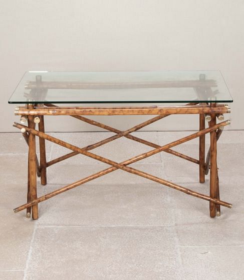 Mid-Century French Bamboo Coffee Table CT3842781