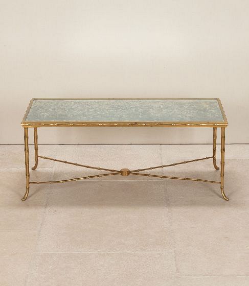 Mid-Century Maison Bagues Style Brass Coffee Table CT4143969