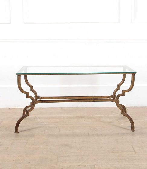 SALE: Scroll End Glass Coffee Table CT9937292