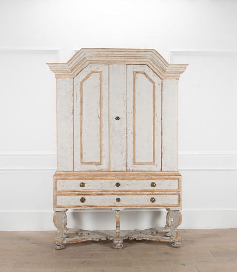18th Century Swedish Baroque Cabinet CU6038482