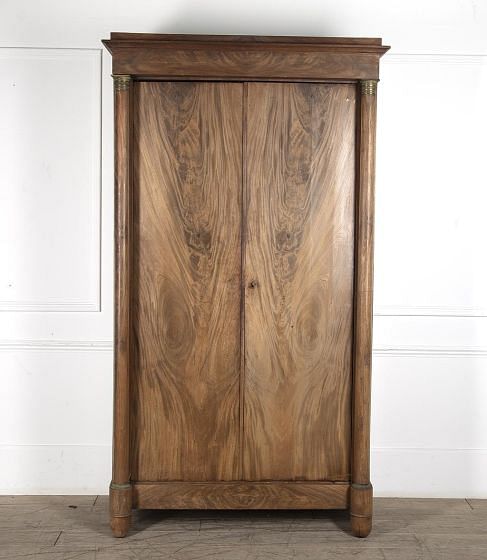 19th Century French Empire Period Walnut Armoire CU9922589