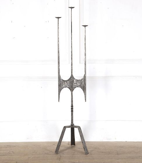 20th Century Spanish Brutalist Floor Candle Stand DA0113627