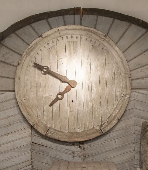 Large 19th Century French Wooden Clock Face DA0241892