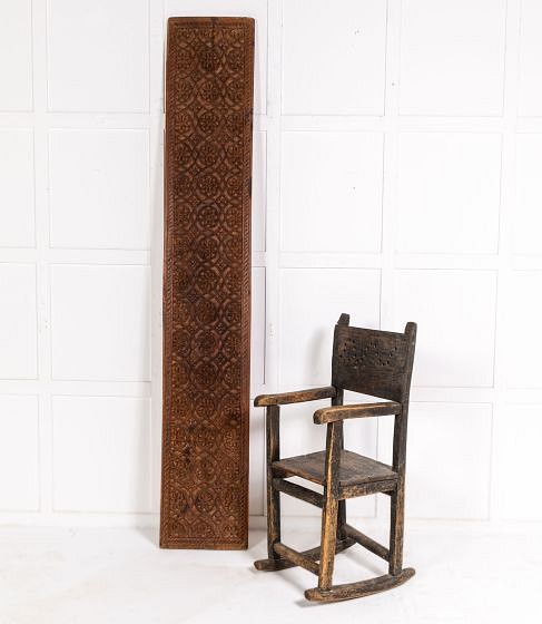 Large 19th Century Syrian Carved Hardwood Panel DA0633826