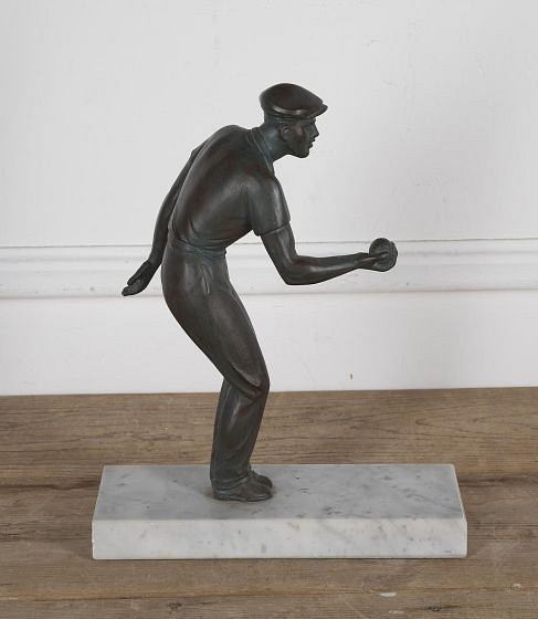 20th Century French Boules Player Sculpture DA1523598