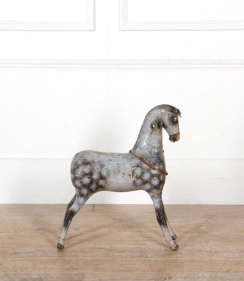 19th Century French Gesso and Wood Horse DA2010332
