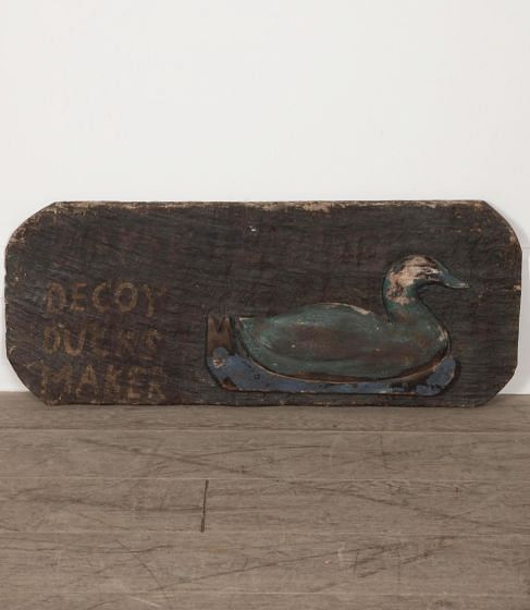 19th Century Duck Decoy Board DA2029559