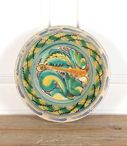 Large Spanish 19th Century Lebrillo Bowl DA2336317