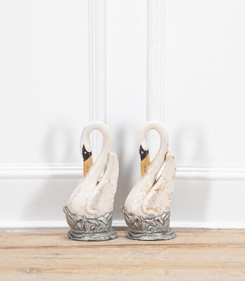 Pair of 19th Century Cast Iron Door Stops DA2537320