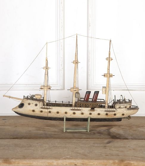Early 20th Century French Ship Model of the Amiral Baudin DA2816385