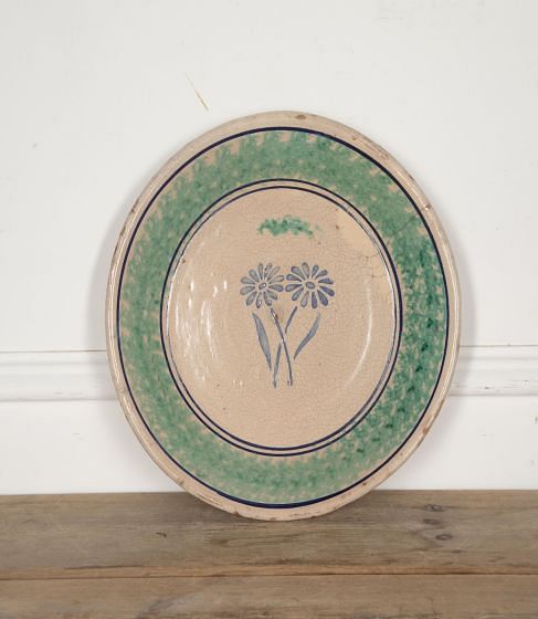 18th Century Sicilian Majolica Fangotto Plate DA2831019