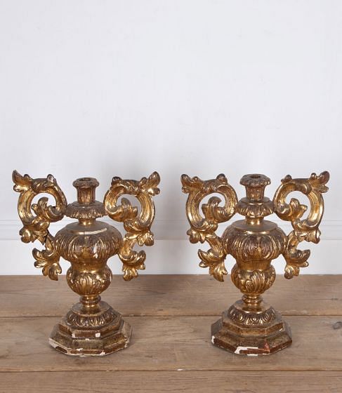 Pair of Italian 18th Century Alter Sticks DA2835675