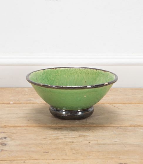 19th Century Glazed Footed Bowl from the Drome Region DA2838363