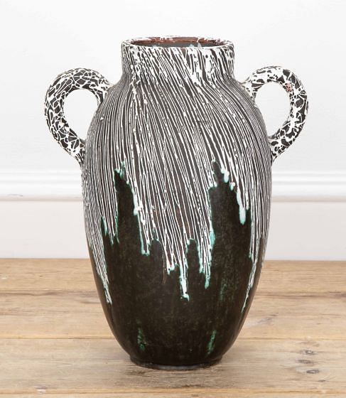 Large 20th Century French Art Deco Vase by Compagnie des Artistes Bordelais DA2940143