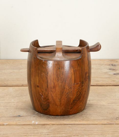20th Century Brazilian Jean Gillon Rosewood Tobacco Jar DA2942473