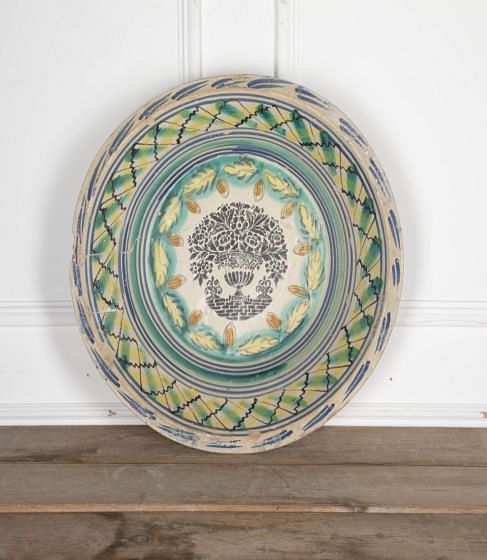 Large 19th Century Spanish Lebrillo Bowl DA3432442