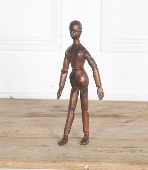 20th Century French Carved Wooden Artists Lay Figure DA3432986